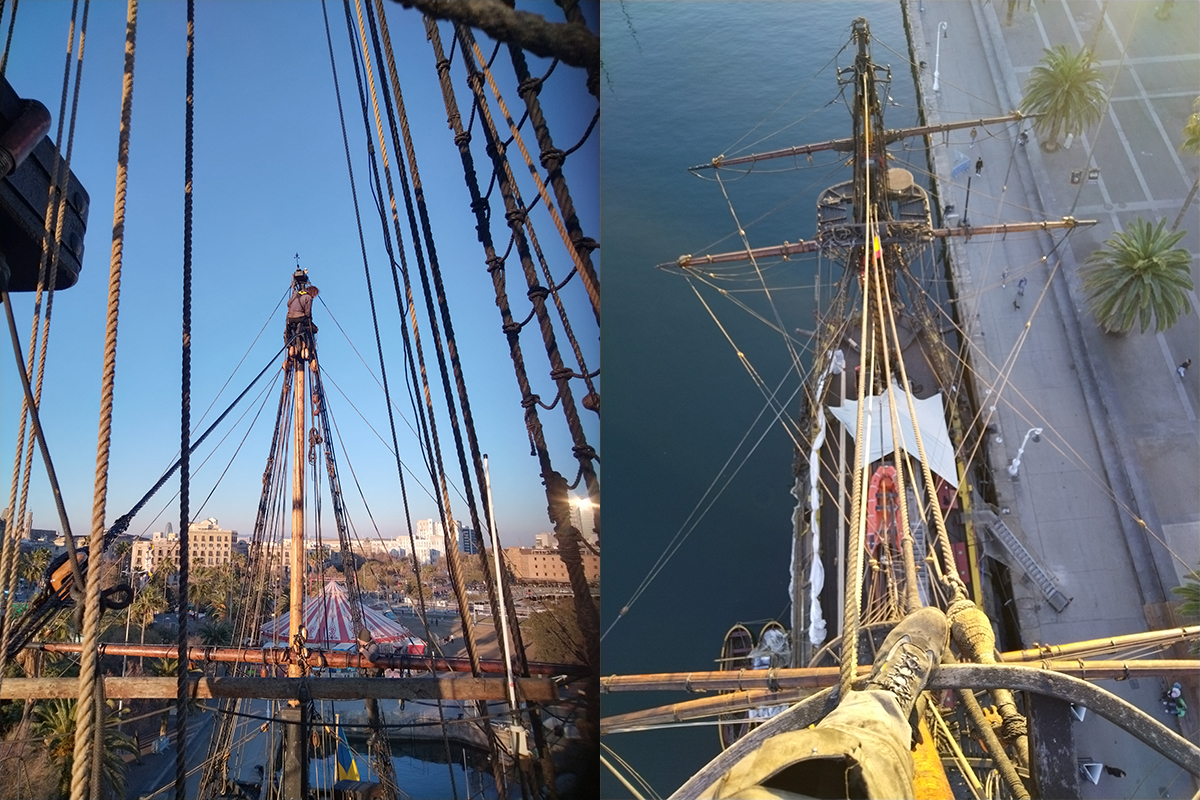 Last chance to visit the ship in Barcelona