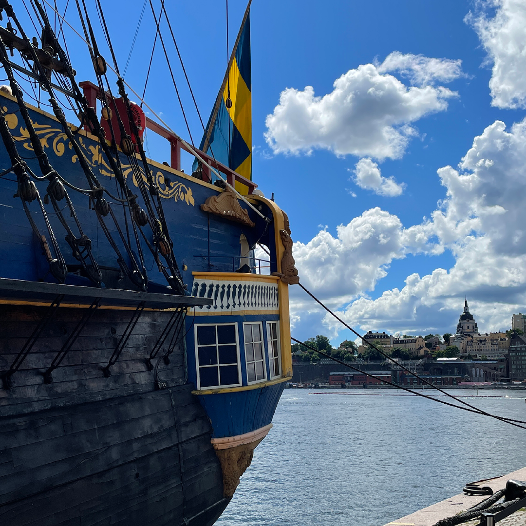 We have arrived in Stockholm