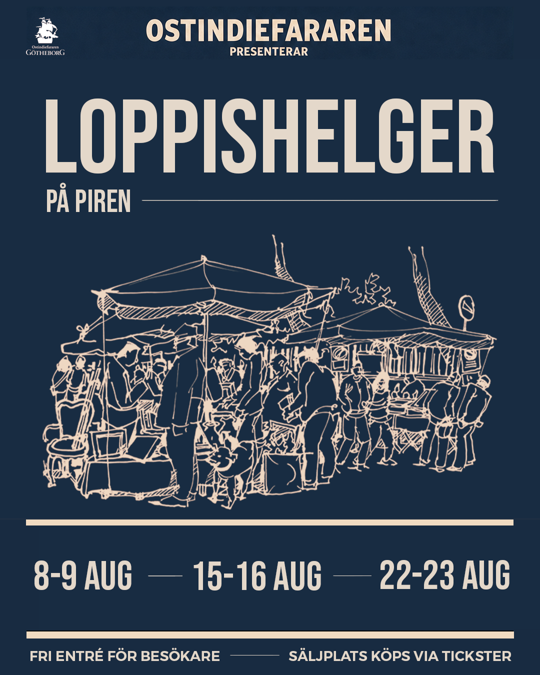 Loppishelger på Pir Fyra!