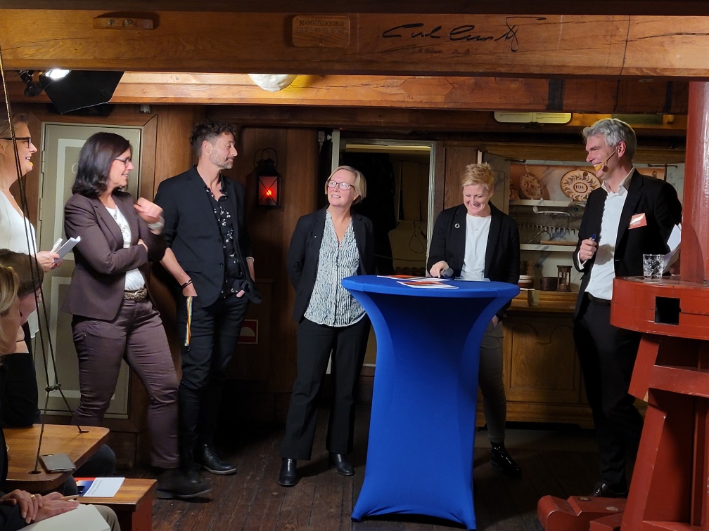 Sustainability and the role of businesses in western Sweden – Discussion on board Götheborg