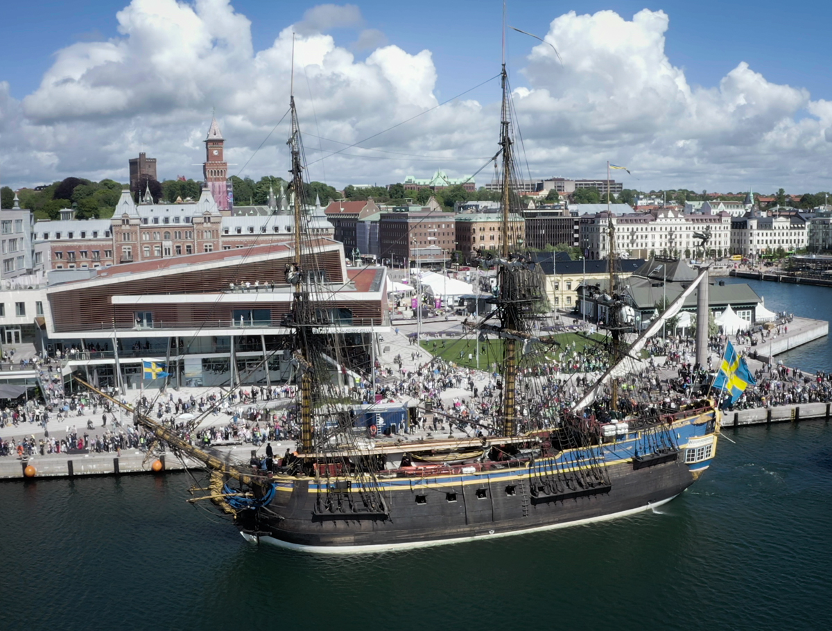 We've arrived in Helsingborg