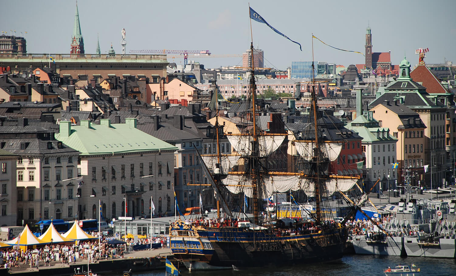 Visit the ship in Stockholm